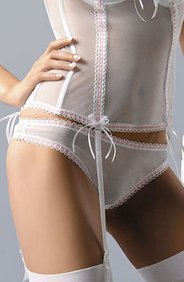 Gracya Paola Brief White/PinkLarge