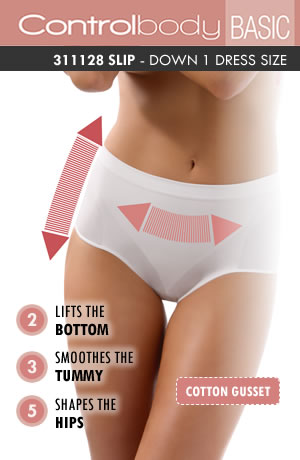 Control Body Shaping Brief - Medium Support Variou