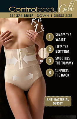 Control Body Corset Brief - Firm Support VariousL/