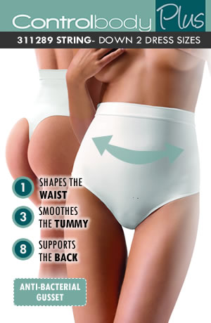 Control Body High Waist Thong - Firm Support Vario