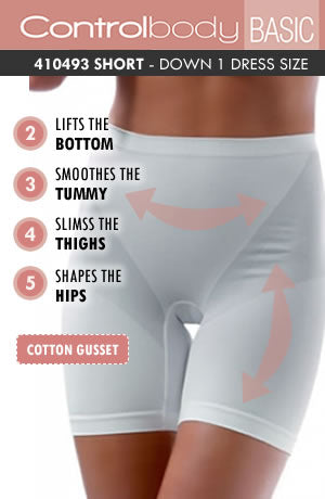 Control Body Shaping Short - Medium Support Variou
