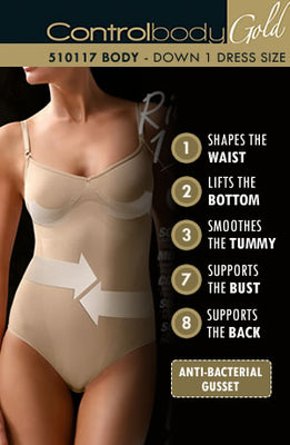 Control Body Strappy Body - Firm Support VariousL/