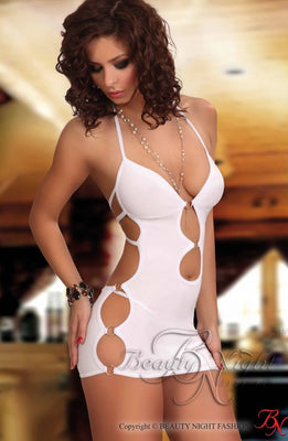 BN6099 Beauty Night Amelia White L/XL