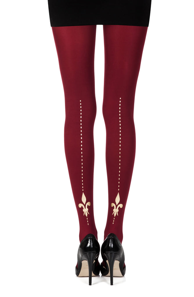 Zohara “Lily Of The Valley” Burgundy Print