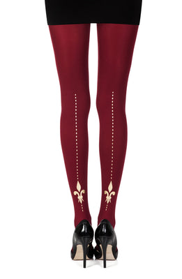 Zohara “Lily Of The Valley” Burgundy Print