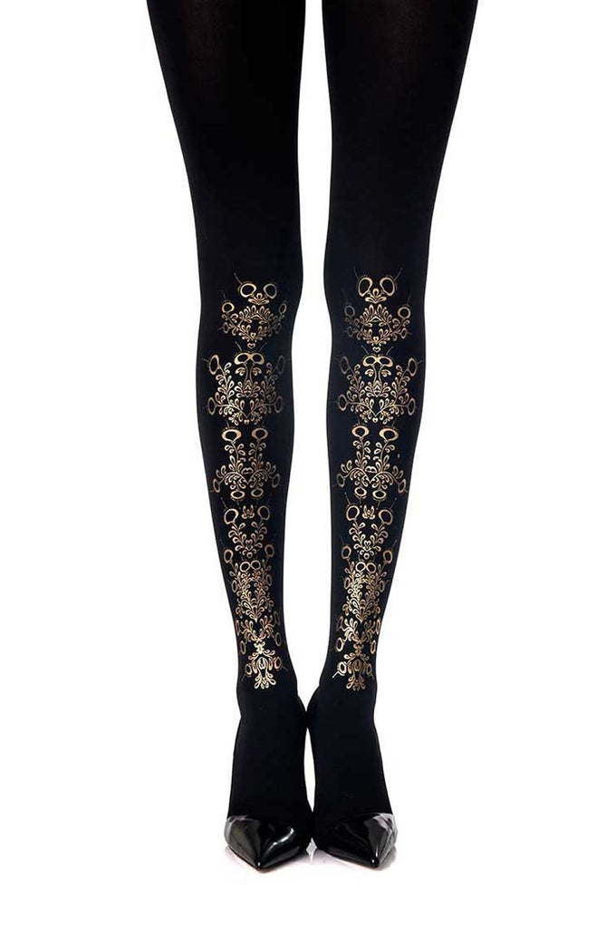 Zohara "Pretty Flower Girl" Print Tights
