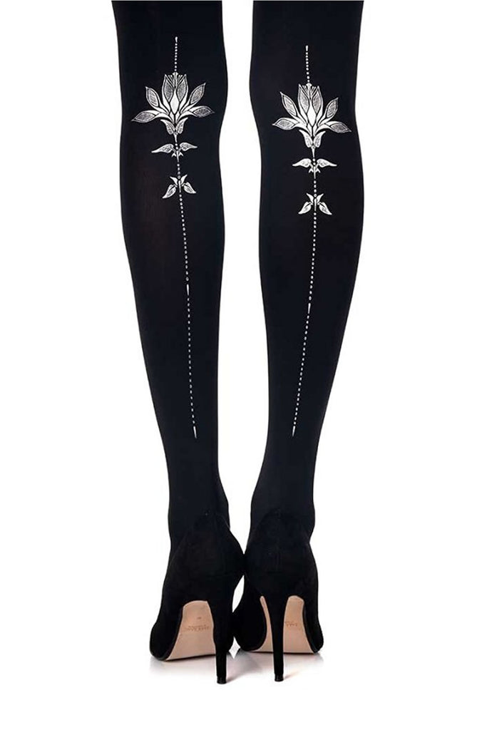 Zohara "Sexy Lili Rose" Print Tights