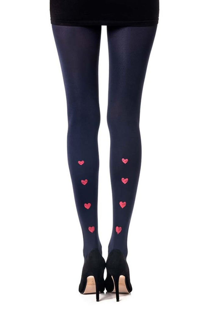 Zohara "Love Me Tender" Print Tights