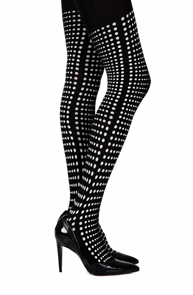 Zohara “Matching Point” Print Tights