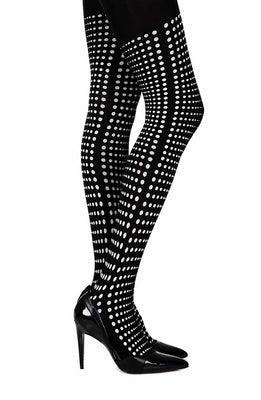 Zohara “Matching Point” Print Tights