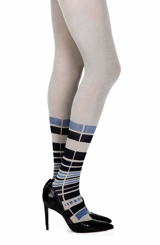 Zohara “It’s Britney” Grey Print Tights