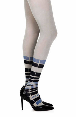 Zohara “It’s Britney” Grey Print Tights