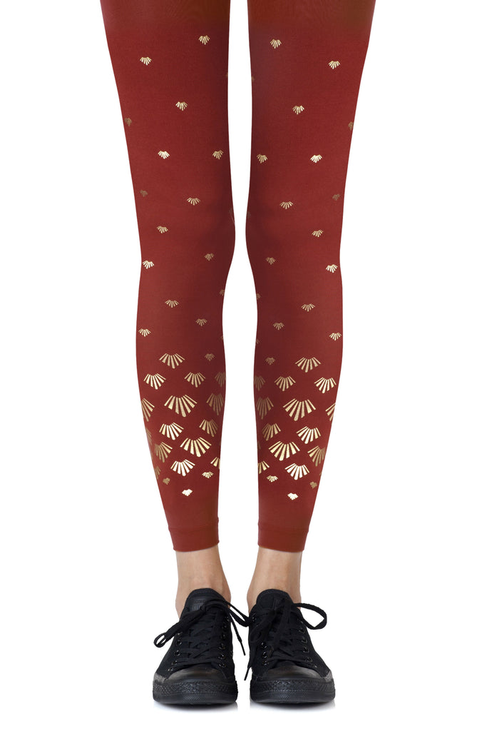 ZOHARA C366RUG Rust Leggings Size 1
