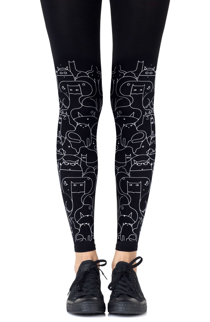 ZOHARA C391BGR Black Leggings Size 1