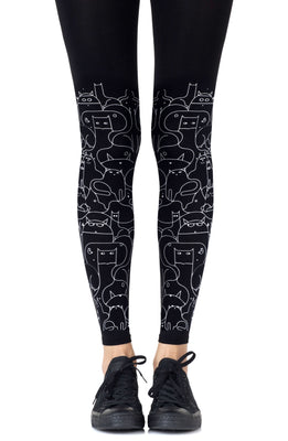 ZOHARA C391BGR Black Leggings Size 1