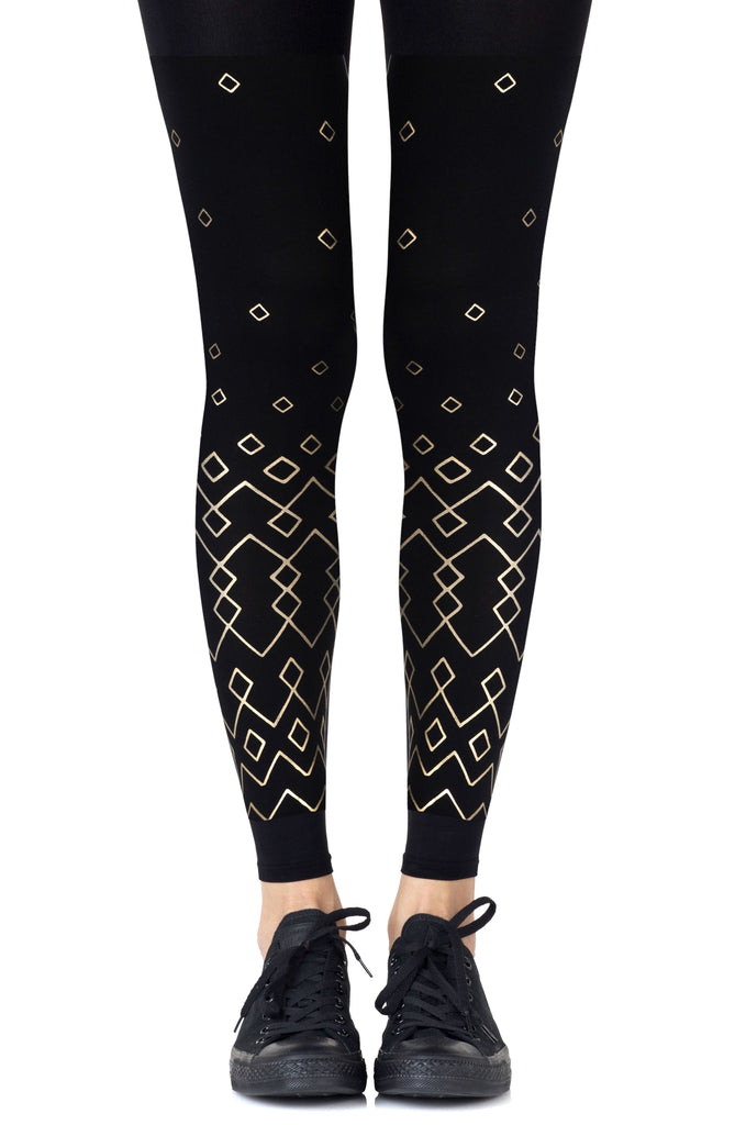 ZOHARA C409BG Black Leggings Size 1