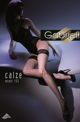 Gabriella Kabaretta Calze 153-222 Nero 1/2 (XS/S)