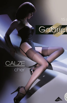 Gabriella Cher Stockings 226 Nero 1/2 -(XS/S)