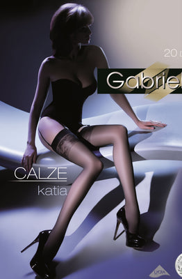 Gabriella Katia Stockings 227 Nero 1/2 -(XS/S)