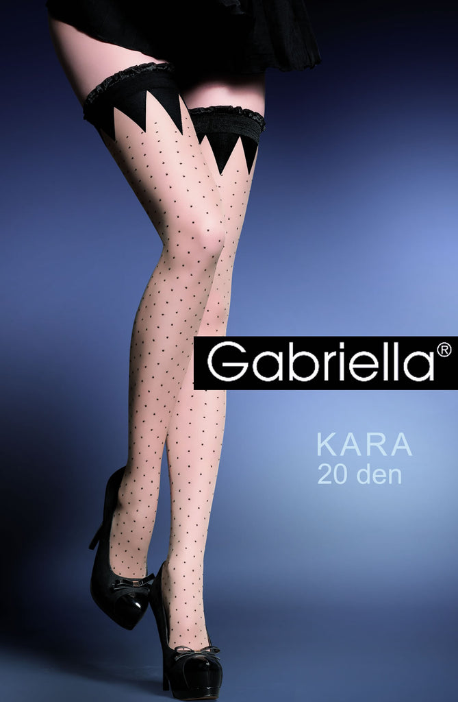 Gabriella Calze Kara 433 Nero 1/2 (XS-S)