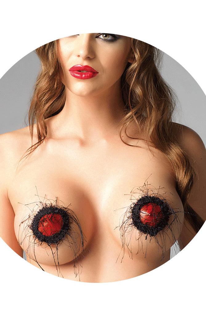 ME SEDUCE NC 011 Black/Red Nipple Covers