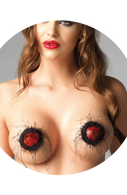 ME SEDUCE NC 011 Black/Red Nipple Covers
