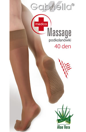 Gabriella Medica Massage 40 Knee Highs BiegeOne Si
