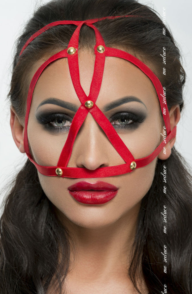 ME SEDUCE MK 08 Mask Red One Size