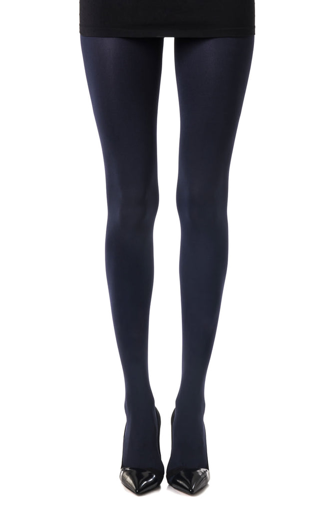 Zohara Navy Blue Opaque Tights