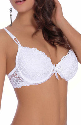 Roza Carmen Bra White32A