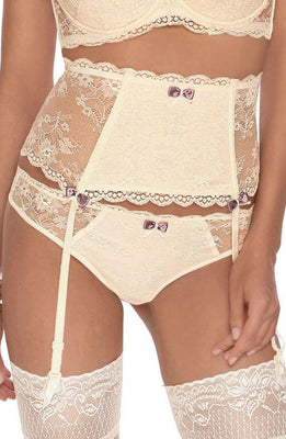Roza Roza Fifii Suspender Belt IvoryLarge