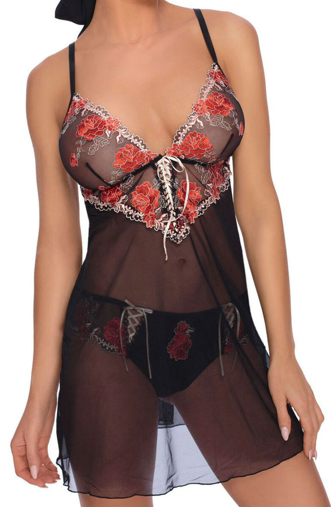 Roza Roza Natali Chemise BlackLarge