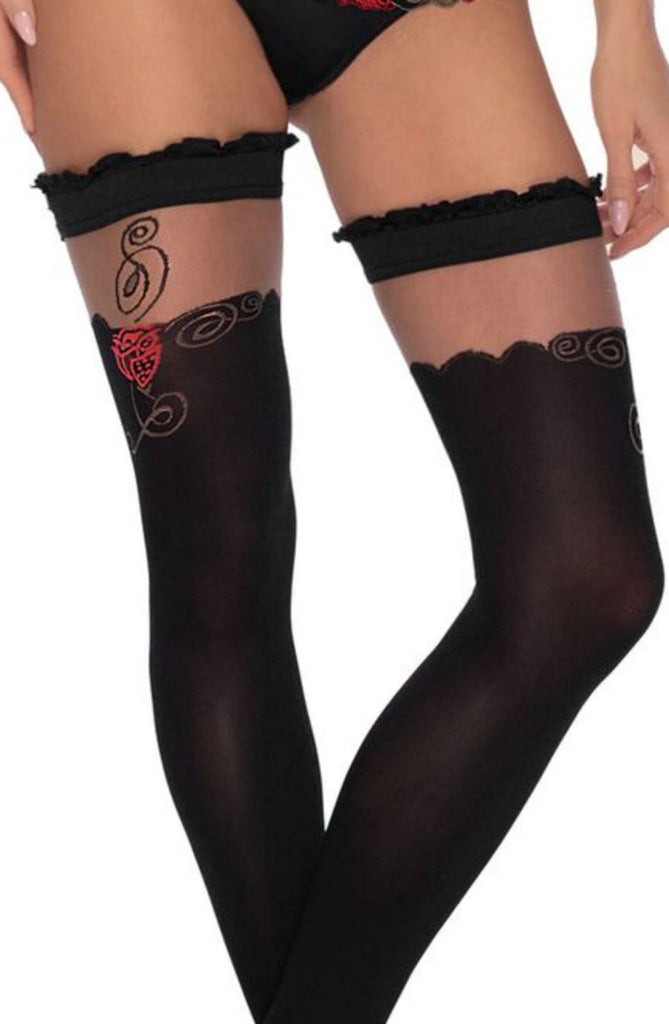 Roza Roza Rufina Stockings BlackL/XL